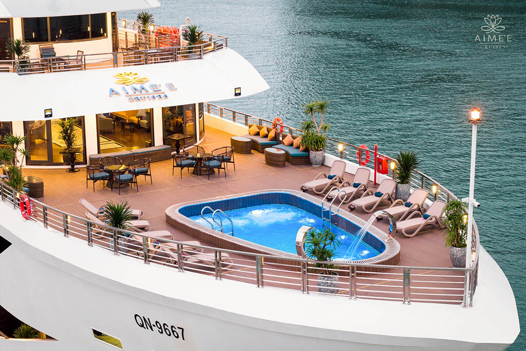 Relish every moment as you sail through Halong Bay’s dreamlike scenery