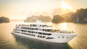 Panoramic views await on Aime'e Cruise