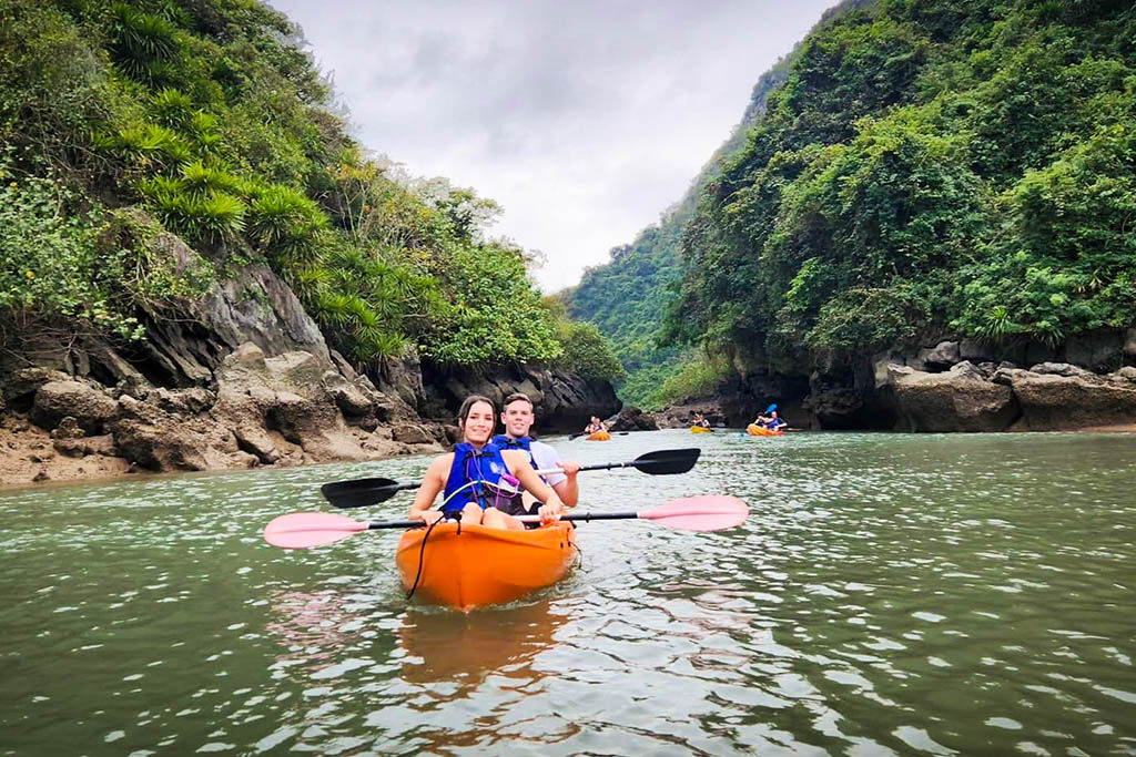Paddle through hidden lagoons