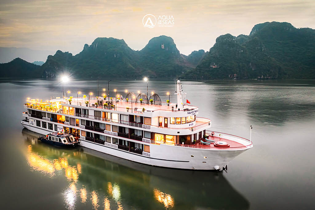 Wake to Halong’s emerald magic on Aqua of the Seas