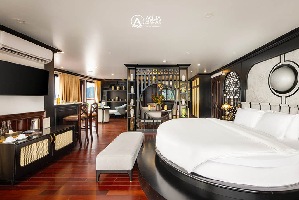 Experience pure relaxation surrounded by Halong Bay’s natural wonders