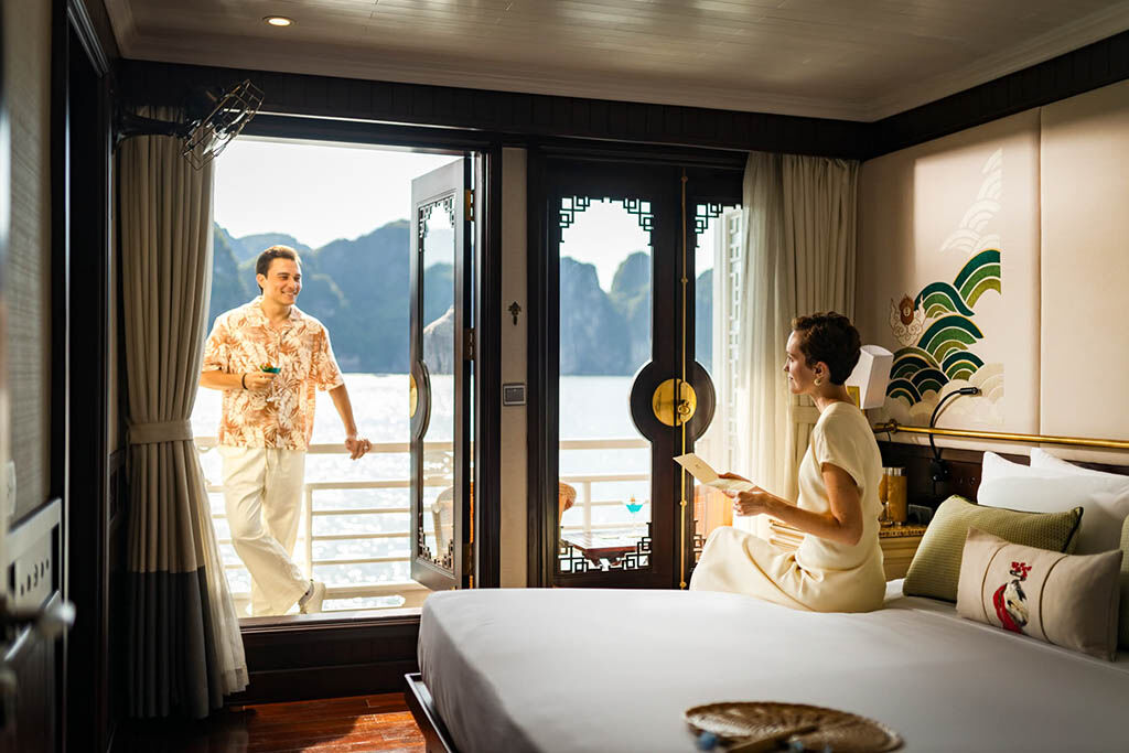 Wake up to panoramic bay views