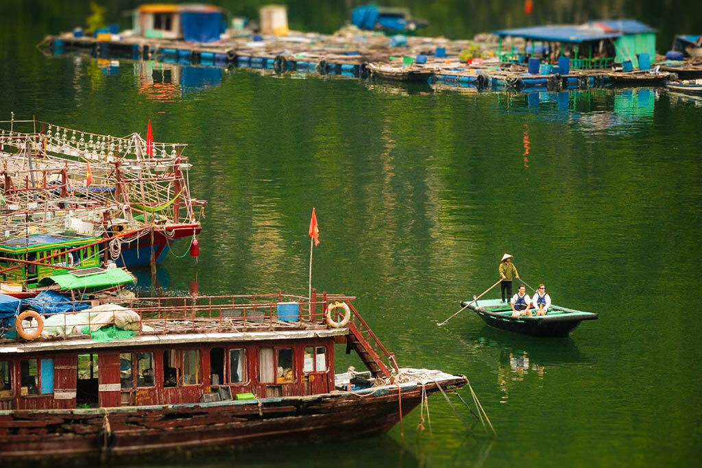 Experience authentic floating life in Cua Van