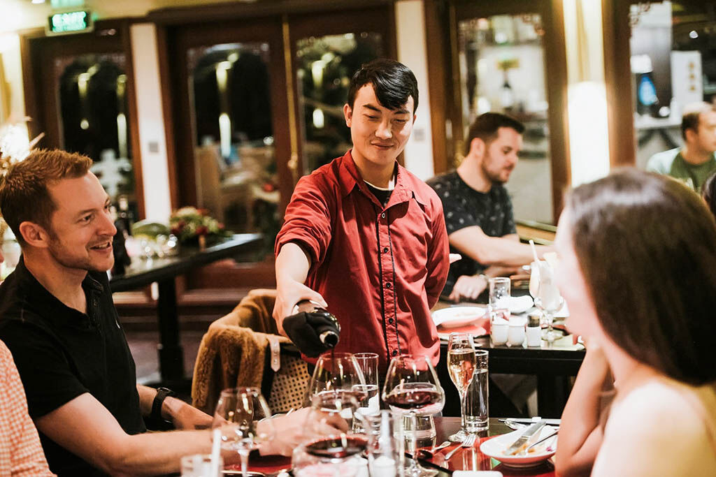 Toast to Halong Bay’s golden hour