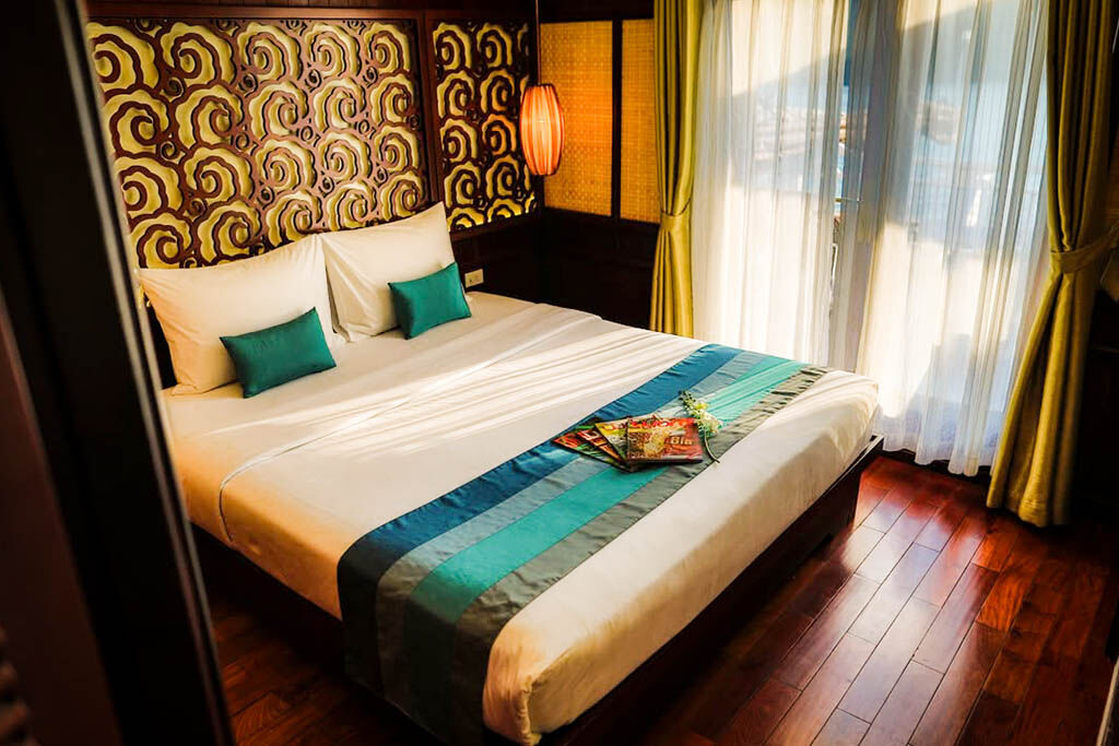 Relax in elegance with private balcony views