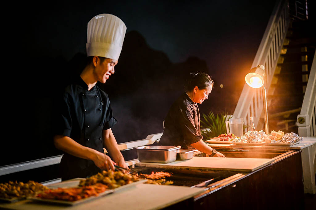 Savor Vietnamese fusion cuisine at sea