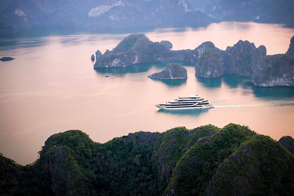 Cruise beyond the ordinary into Halong Bay’s breathtaking calm