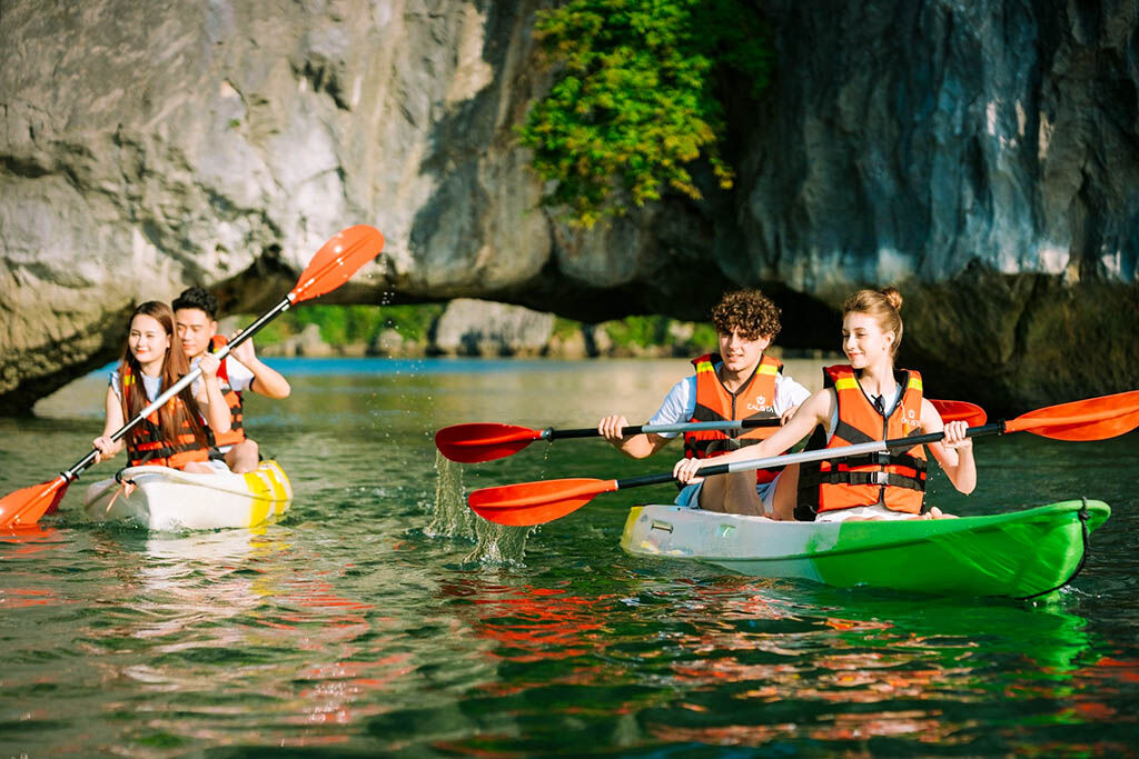 Paddle through emerald waters and hidden lagoons