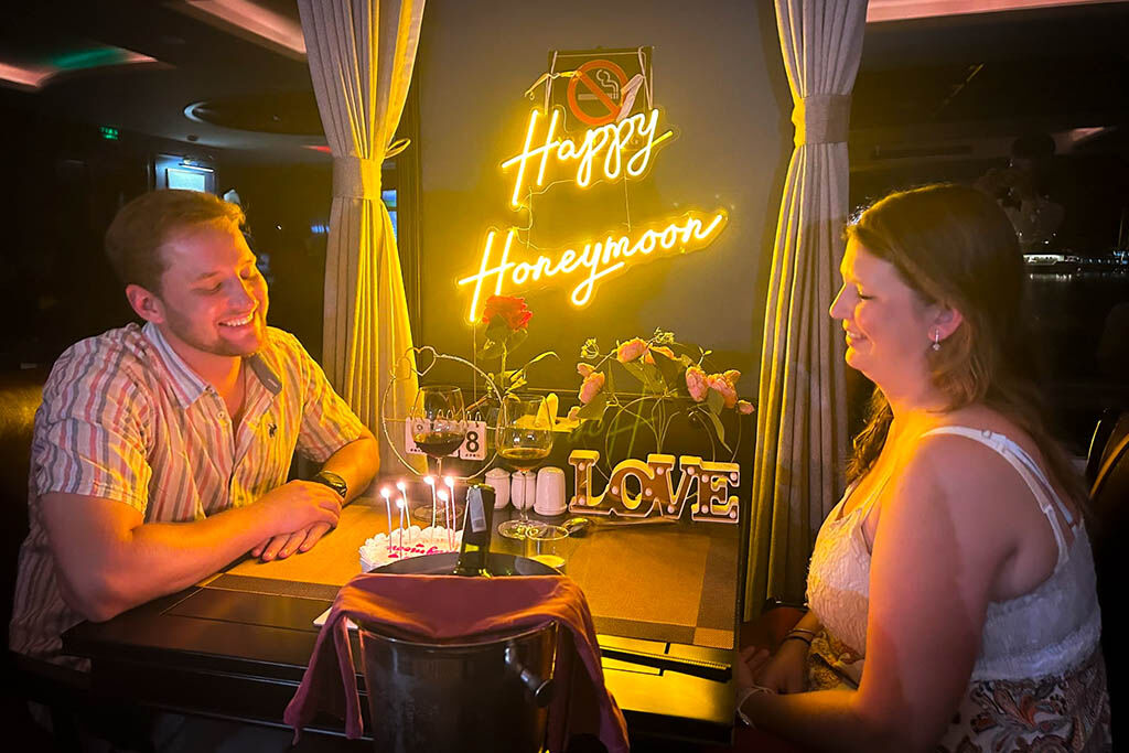 Let romance sail with you through Halong’s serene waters