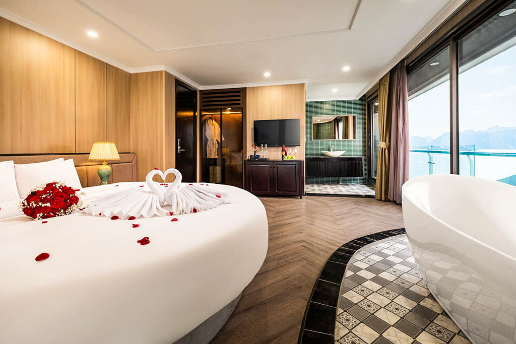 Immerse yourself in the luxury of Halong Bay cruising