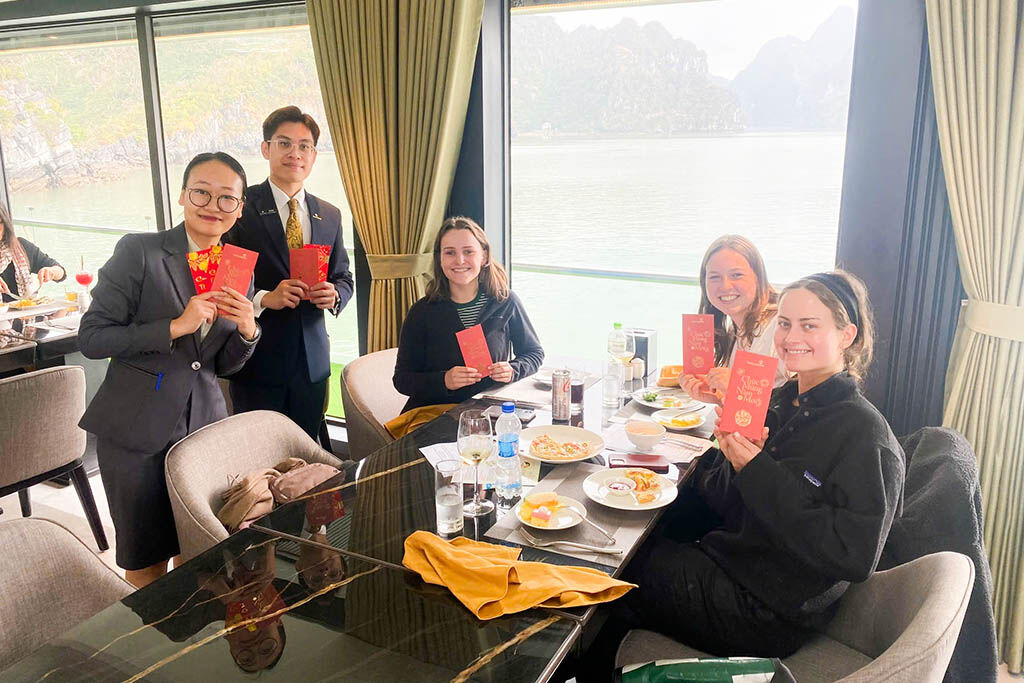 Savor fresh seafood aboard Doria Cruise