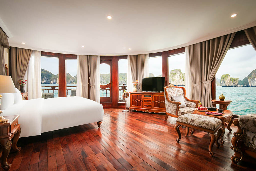 Escape into pure tranquility aboard your Halong cruise