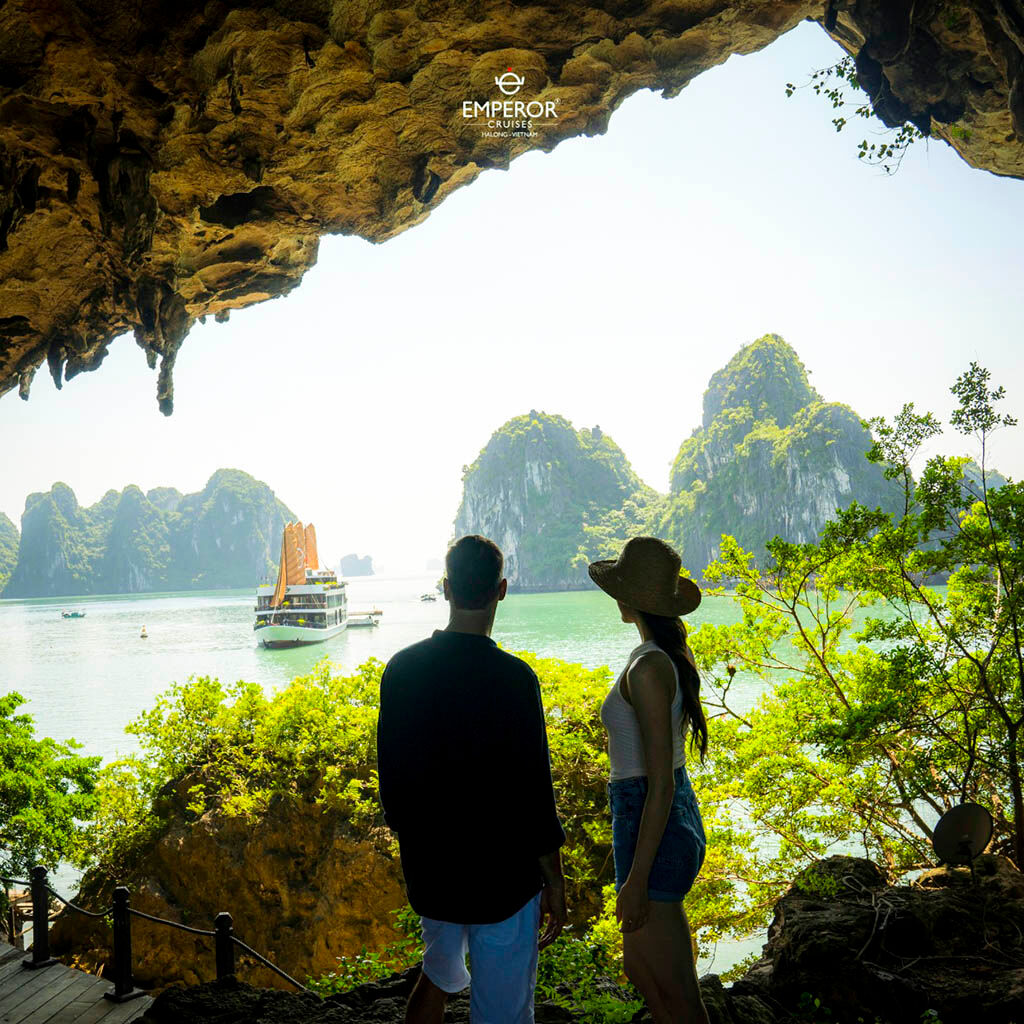 Cruise the emerald waters of UNESCO-listed Halong Bay