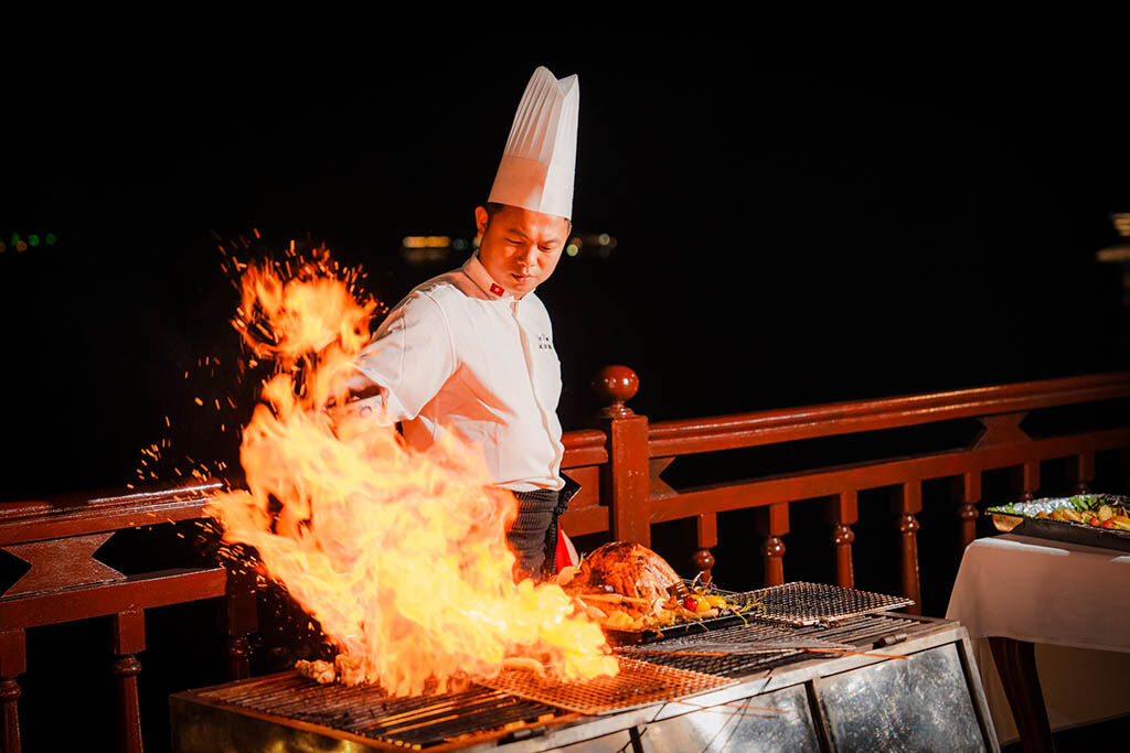 Savor gourmet moments aboard Emperor Cruise