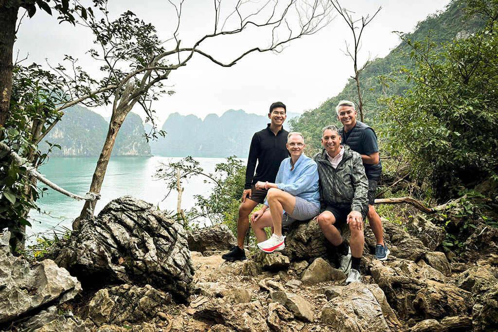 Explore floating villages and limestone cliffs on a Halong Bay cruise