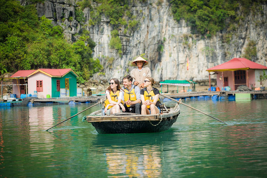 Paddle through floating villages on your private charter