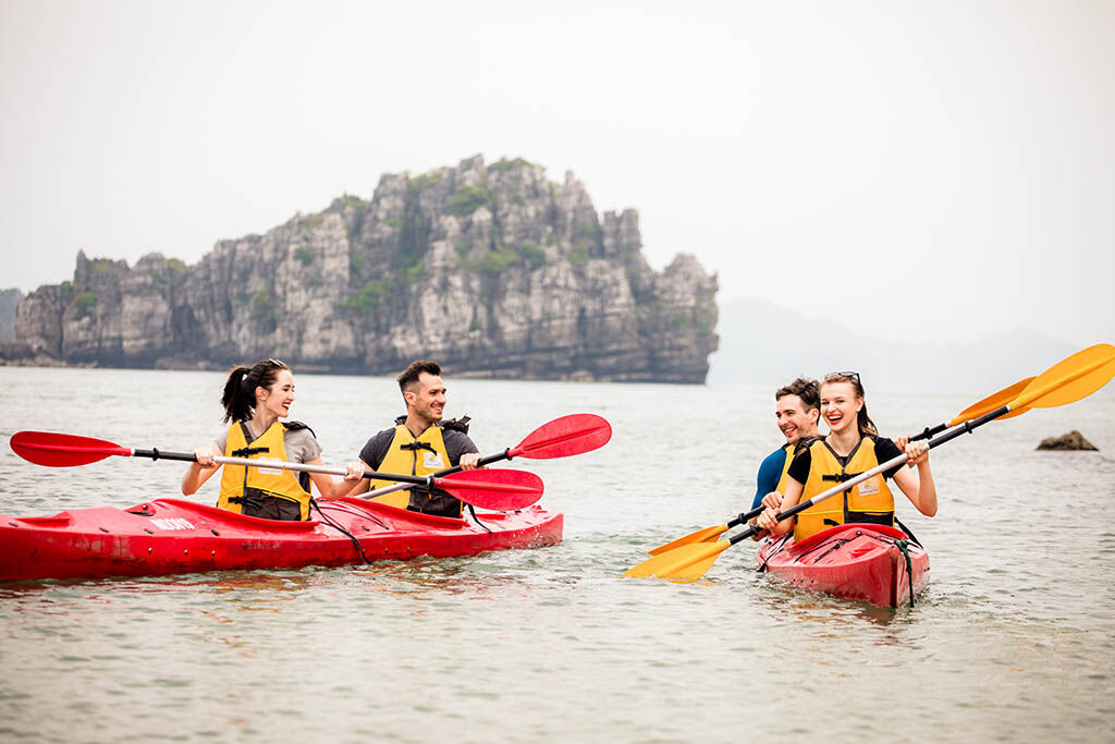 Paddle through emerald lagoons exclusively