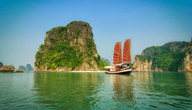 Halong Bay Cruise-Lamour Private Junks to Bai Tu Long Bay