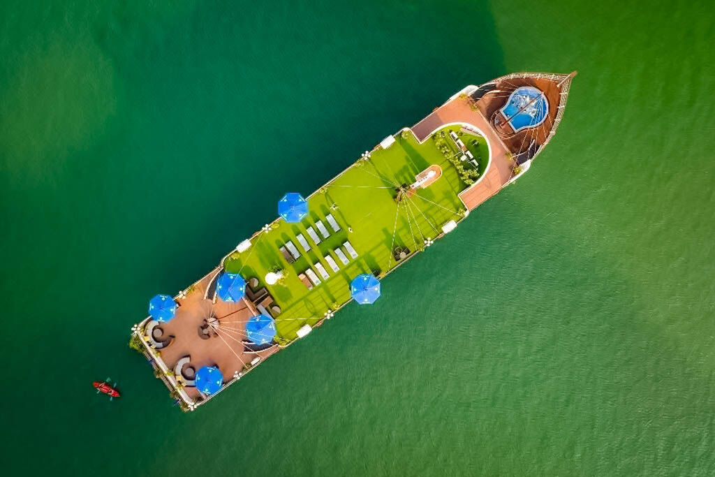 Relax as gentle waves and stunning views accompany your voyage with Le Journey Elegance Cruise