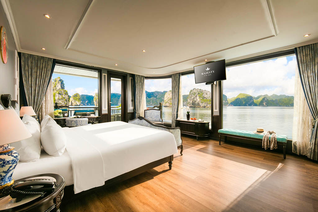Enjoy the perfect harmony of luxury, comfort, and scenery with Majesty Prime Cruise