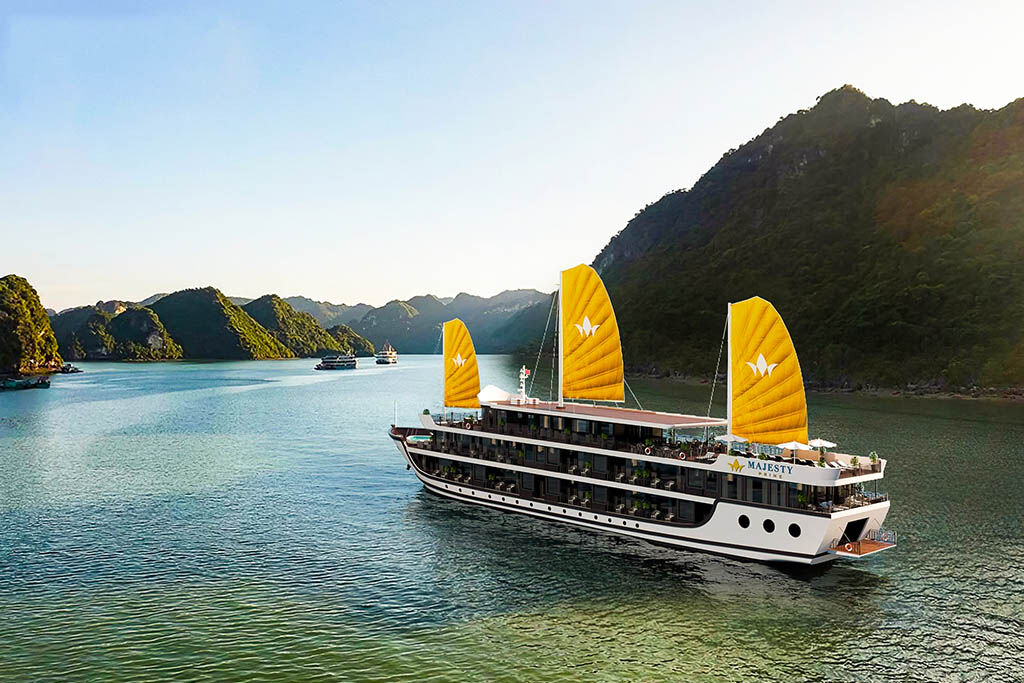 Discover Halong Bay’s hidden gems aboard your Majesty Prime Cruise