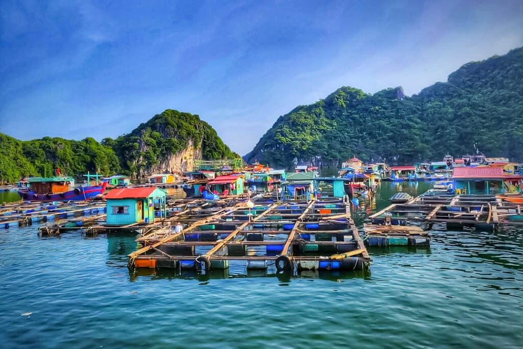 Explore floating villages on your cruise journey