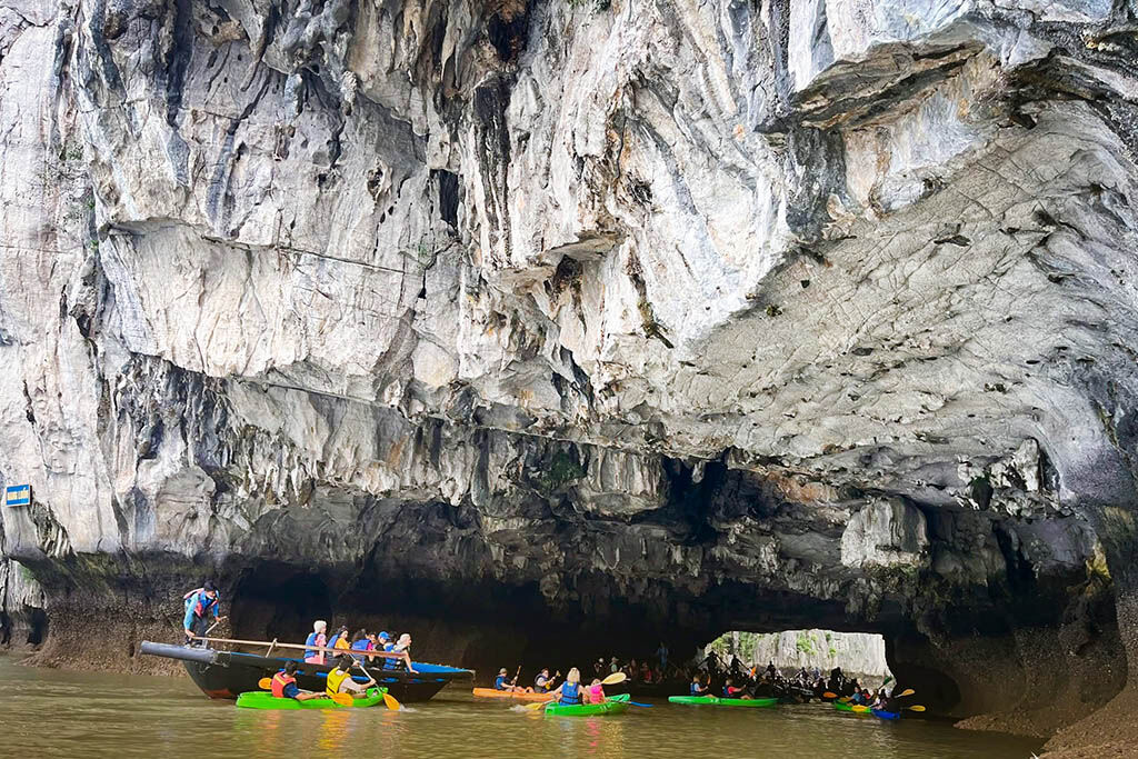 Explore hidden lagoons on your Halong Bay adventure