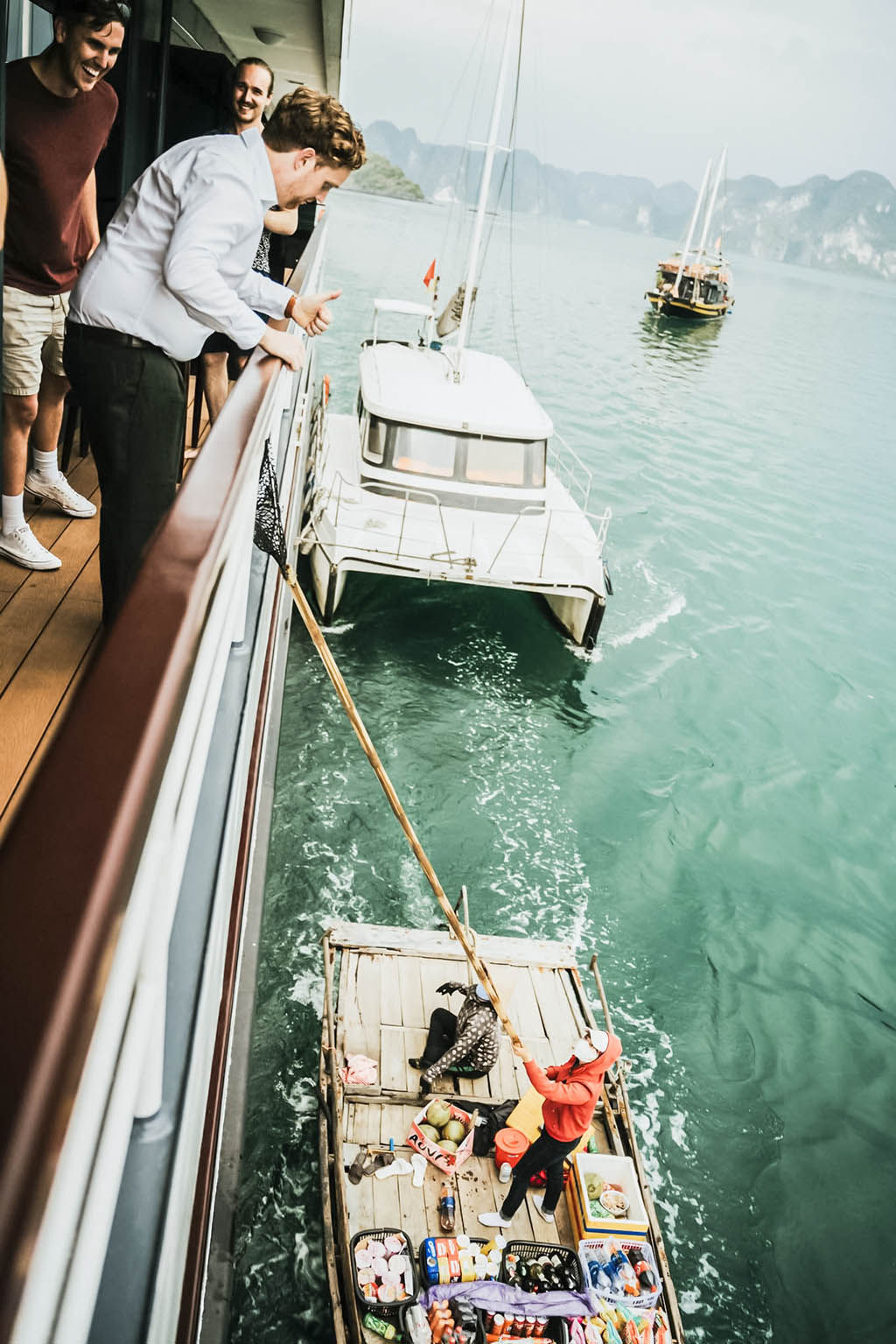 Wind, sea, and freedom on Halong Bay cruise