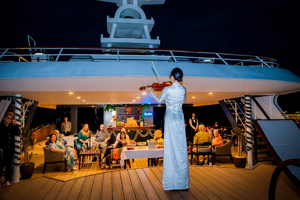 Celebrate life with music on the cruise deck