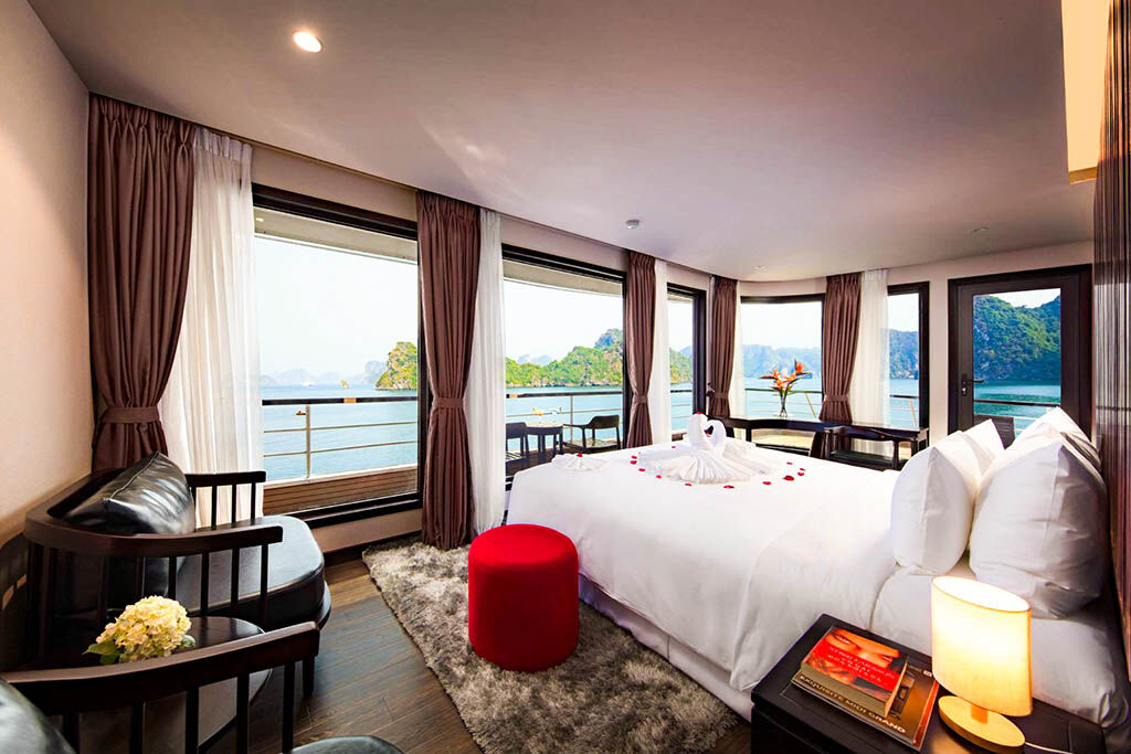 Enjoy a private sanctuary at sea with exceptional comfort and privacy