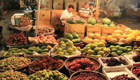Hanoi Night Market Long Bien Bridge