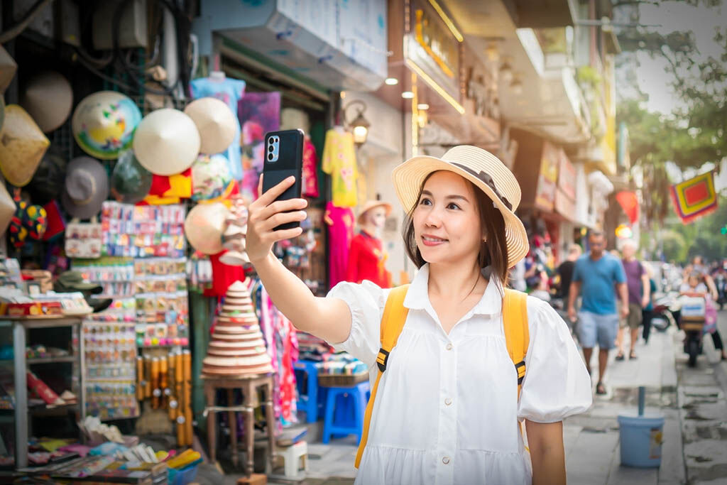 Wander through the lively streets of Hanoi’s historic Old Quarter
