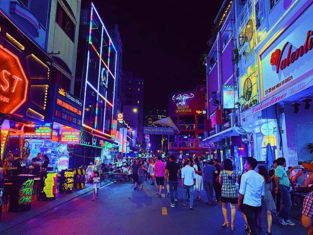 Ho Chi Minh Bui Vien Street by
