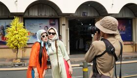 Ho Chi Minh City Ben Thanh Female tourists
