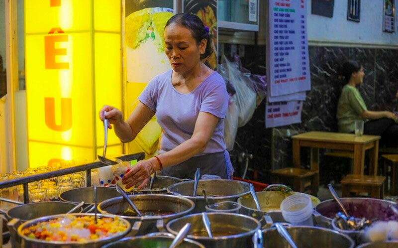 End your Hue culinary tour with vibrant sweet treats