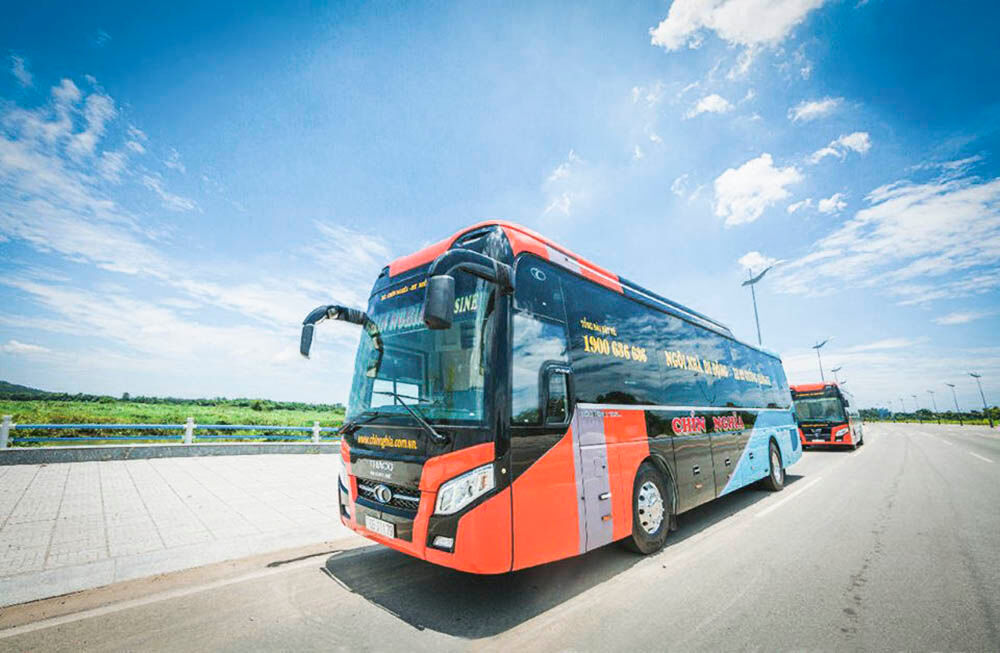 Capture the convenient start of Sapa’s direct airport bus journey
