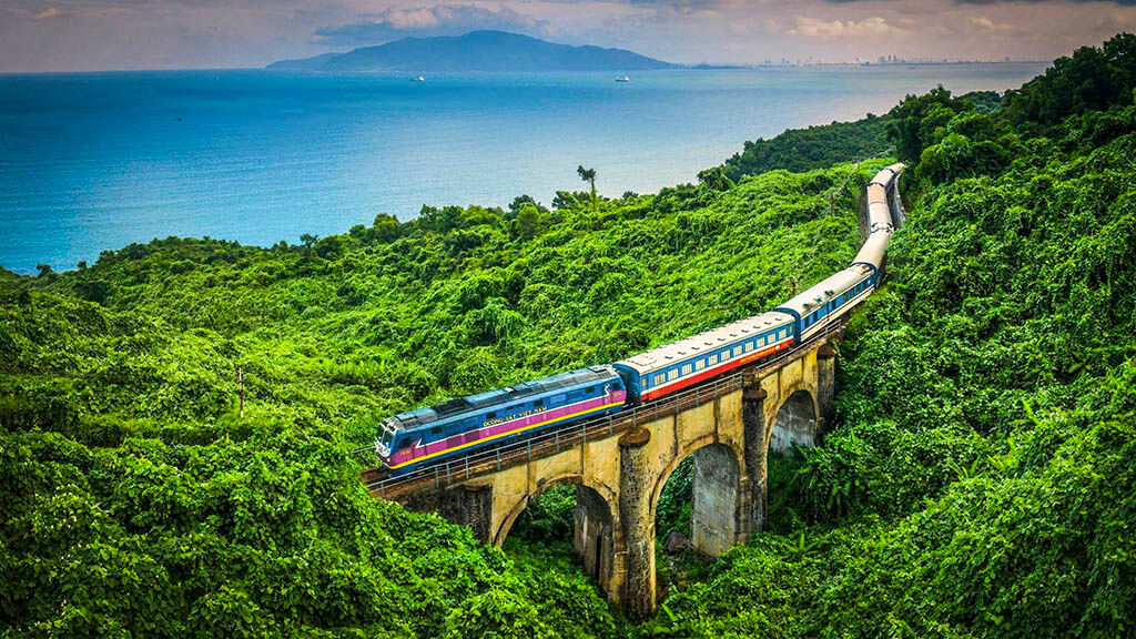 Re-Union Train on Hai Van Pass, Hue City