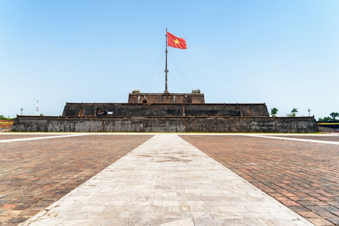 Hue Imperial City and Flag Pole