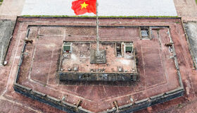 Flag Pole in Hue Imperial City