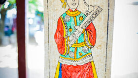 Painting at Sinh Village, Hue Imperial City