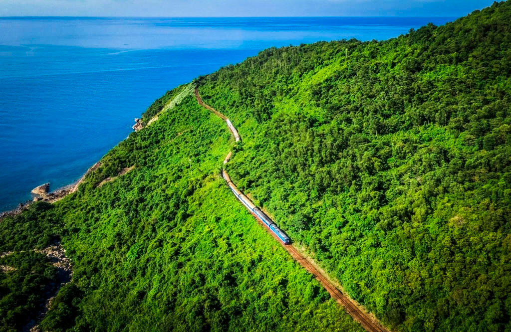 Railway passing Hai Van Pass, Hue Imperial City