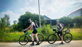 Cycling in Hue Imperial City