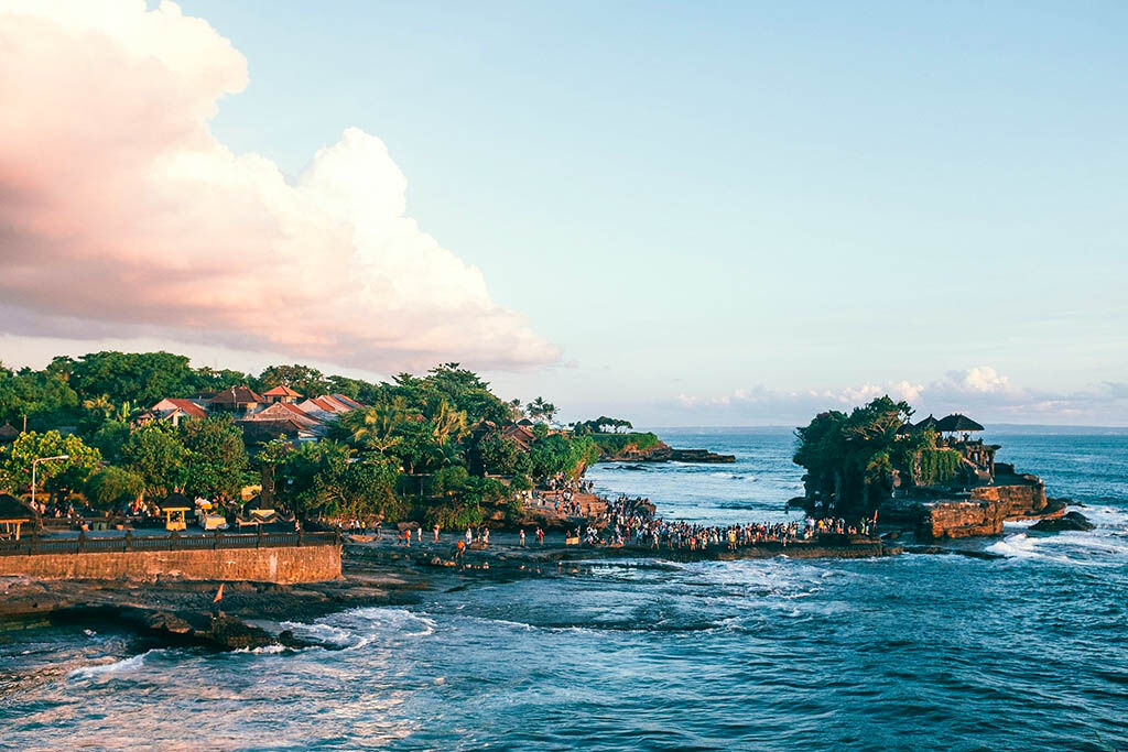 Experience dramatic ocean vistas from this sacred site