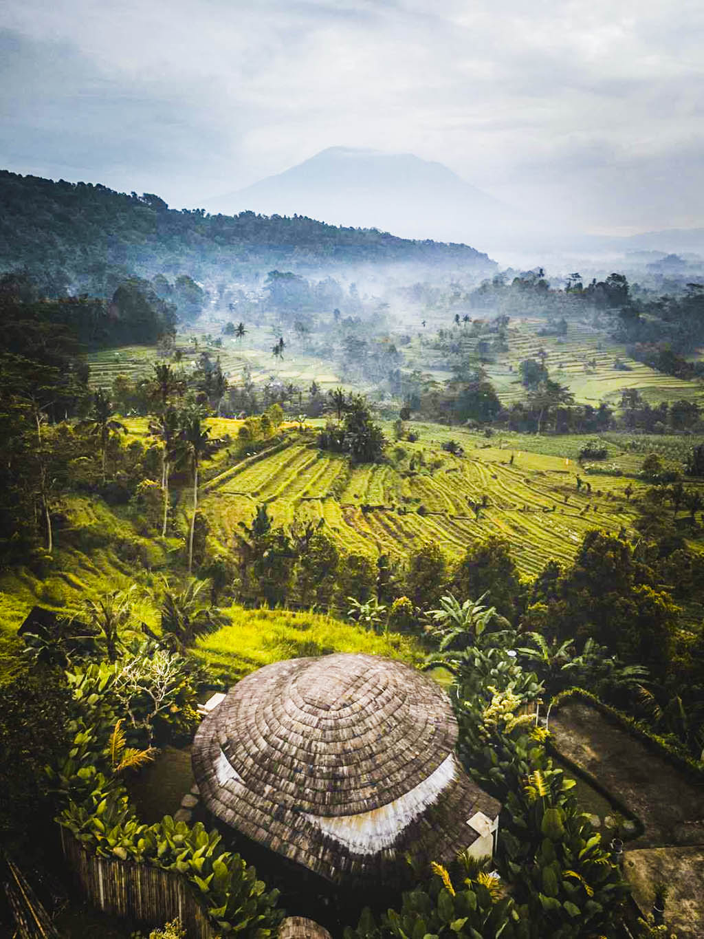 Marvel at the iconic emerald green terraces of Bali’s cultural heart