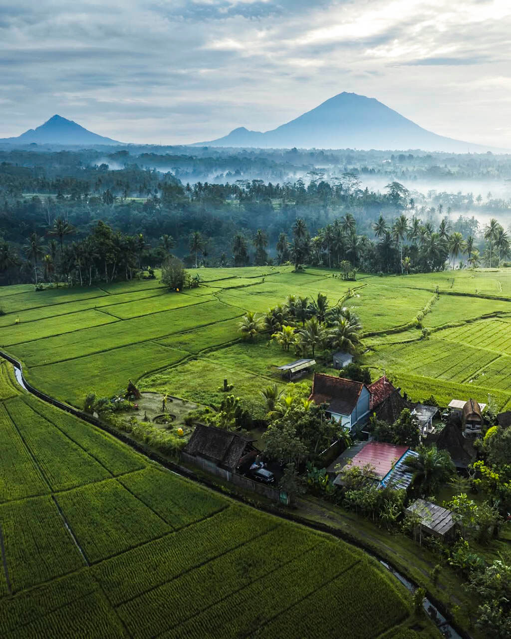 Marvel at the iconic emerald green terraces of Bali’s cultural heart
