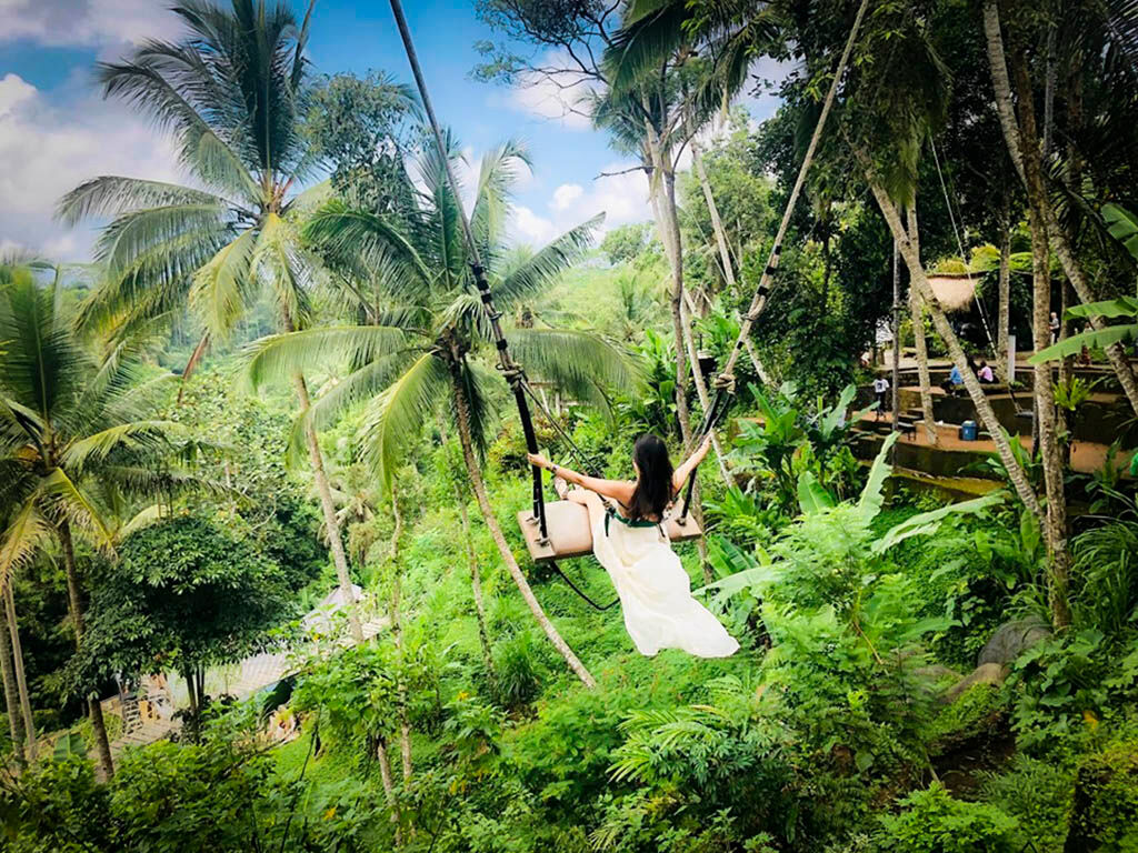 Marvel at the iconic emerald green terraces of Bali’s cultural heart