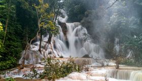 Kuangsi Waterfalls in Luang Prabang, Laos