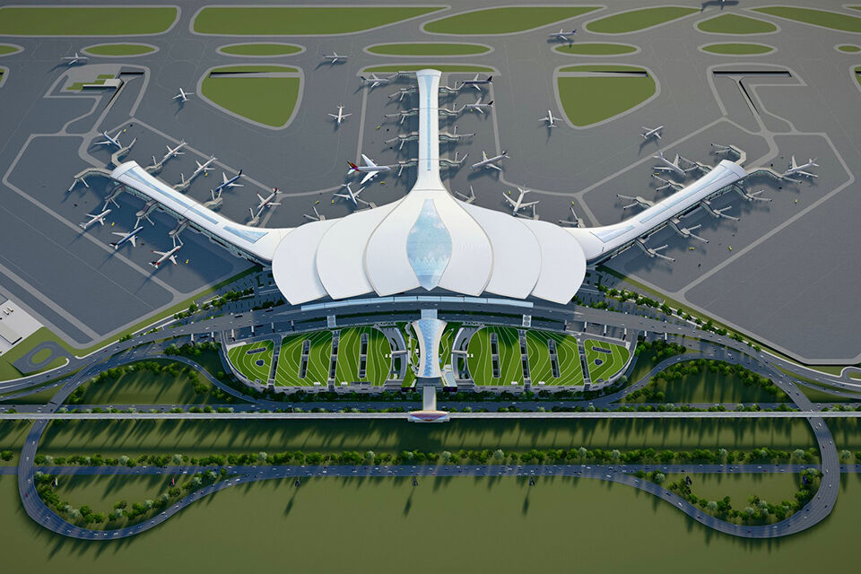 Long Thanh International Airport in Ho Chi Minh City