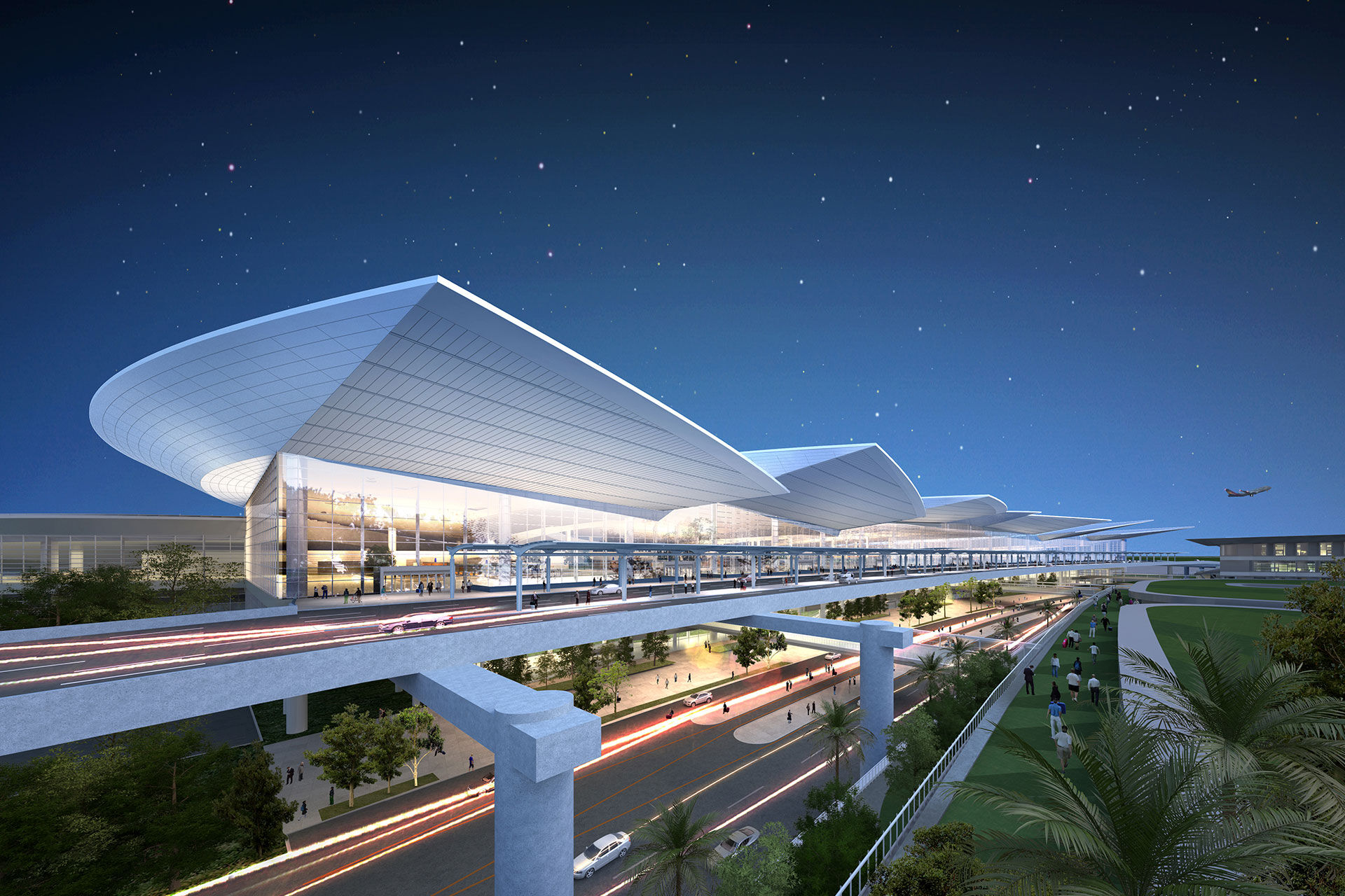 Long Thanh International Airport near Ho Chi Minh City