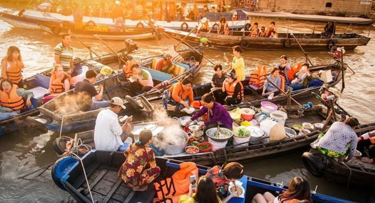 Discover colorful river life on a Mekong Delta tour